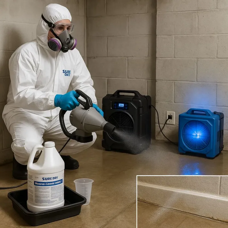 Sanitization and Odor Removal process in Cuba City, WI