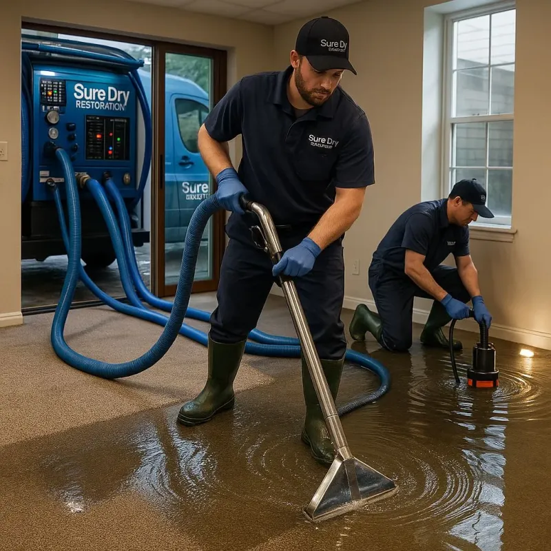 Water Extraction and Removal process in Cuba City, WI